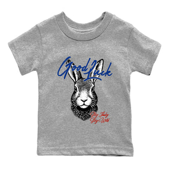 Best Sneakerfit graphic tee – Sneaker Tees To Match Air Jordan 11 Rare Air Sneakers – Good Luck Kids T-Shirt Heather Grey 2