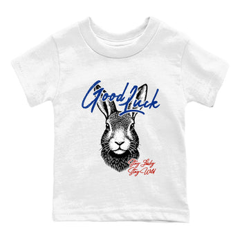Best Sneakerfit graphic tee – Sneaker Tees To Match Air Jordan 11 Rare Air Sneakers – Good Luck Kids T-Shirt White 2