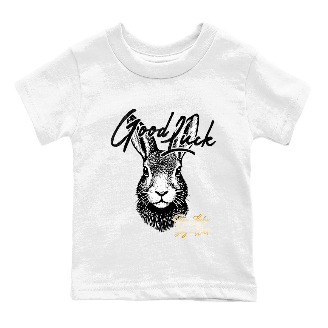 Best Sneakerfit graphic tee – Sneaker Tees To Match Air Jordan 12 Taxi Sneakers – Good Luck Kids T-Shirt White 2