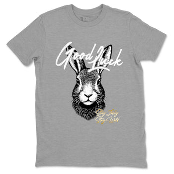 Best Sneakerfit graphic tee – Sneaker Tees To Match Air Jordan 12 Taxi Sneakers – Good Luck Tee Heather Grey 2