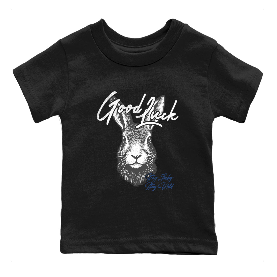 Sneaker match tees – Sneaker Tees To Match Air Jordan 9 Flint Grey Shoes – Good Luck Kids T-Shirt Black 2