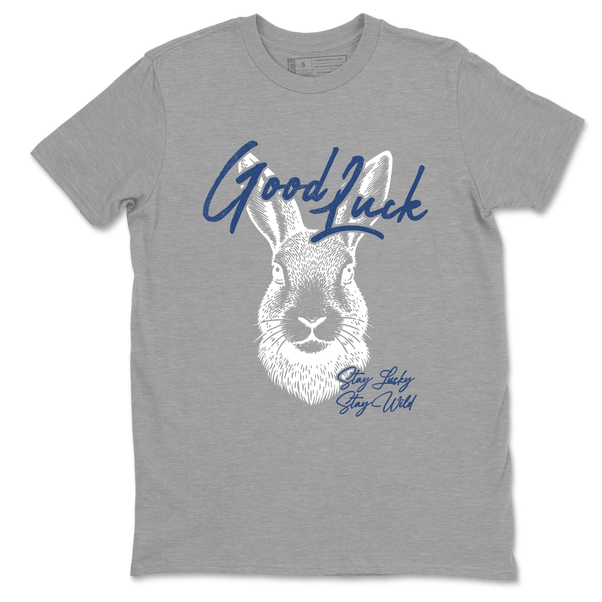 Sneaker match tees – Sneaker Tees To Match Air Jordan 9 Flint Grey Shoes – Good Luck Tee Heather Grey 2