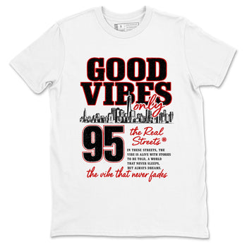 Sneaker match tees – Sneaker Tees To Match Air Foamposite Cough Drop Shoes – Good Vibes Only Tee White 2