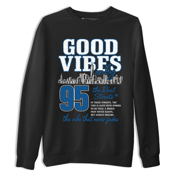 Sneaker match tees – Sneaker Tees To Match Air Jordan 1 Travis Scott Fragment Shoes – Good Vibes Only Tee Black 2