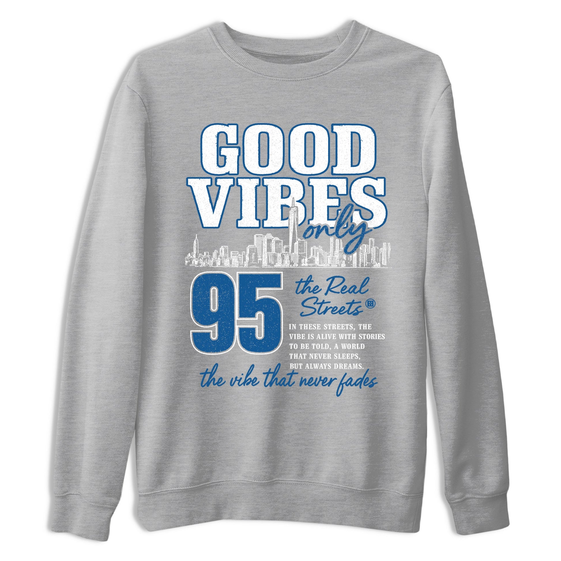 Sneaker match tees – Sneaker Tees To Match Air Jordan 1 Travis Scott Fragment Shoes – Good Vibes Only Tee Heather Grey 2