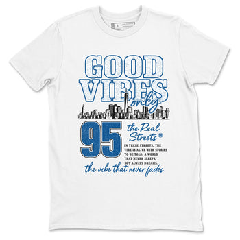 Sneaker match tees – Sneaker Tees To Match Air Jordan 1 Travis Scott Fragment Shoes – Good Vibes Only Tee White 2