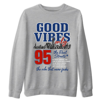 Sneaker match tees – Sneaker Tees To Match Air Jordan 11 Rare Air Shoes – Good Vibes Only Tee Heather Grey 2