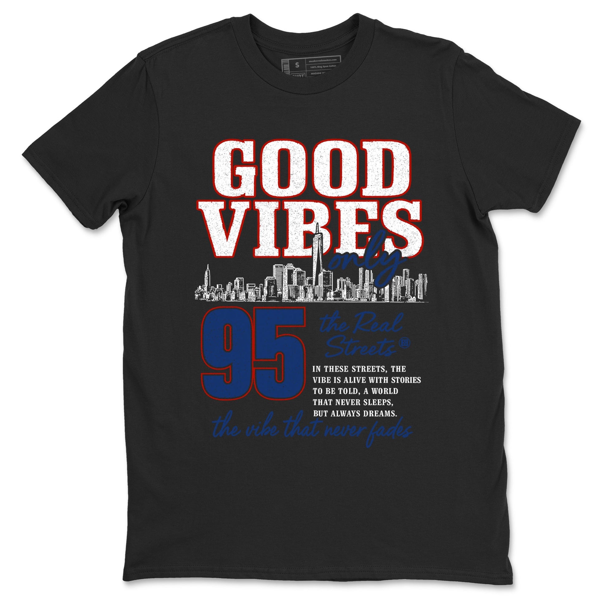 Sneaker match tees – Sneaker Tees To Match Air Jordan 11 Rare Air Shoes – Good Vibes Only Tee Black 2