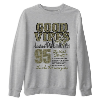 Sneaker Threads – Sneaker Threads To Match Air Jordan 3 Family Affair Shoes – Good Vibes Only Tee Heather Grey 2