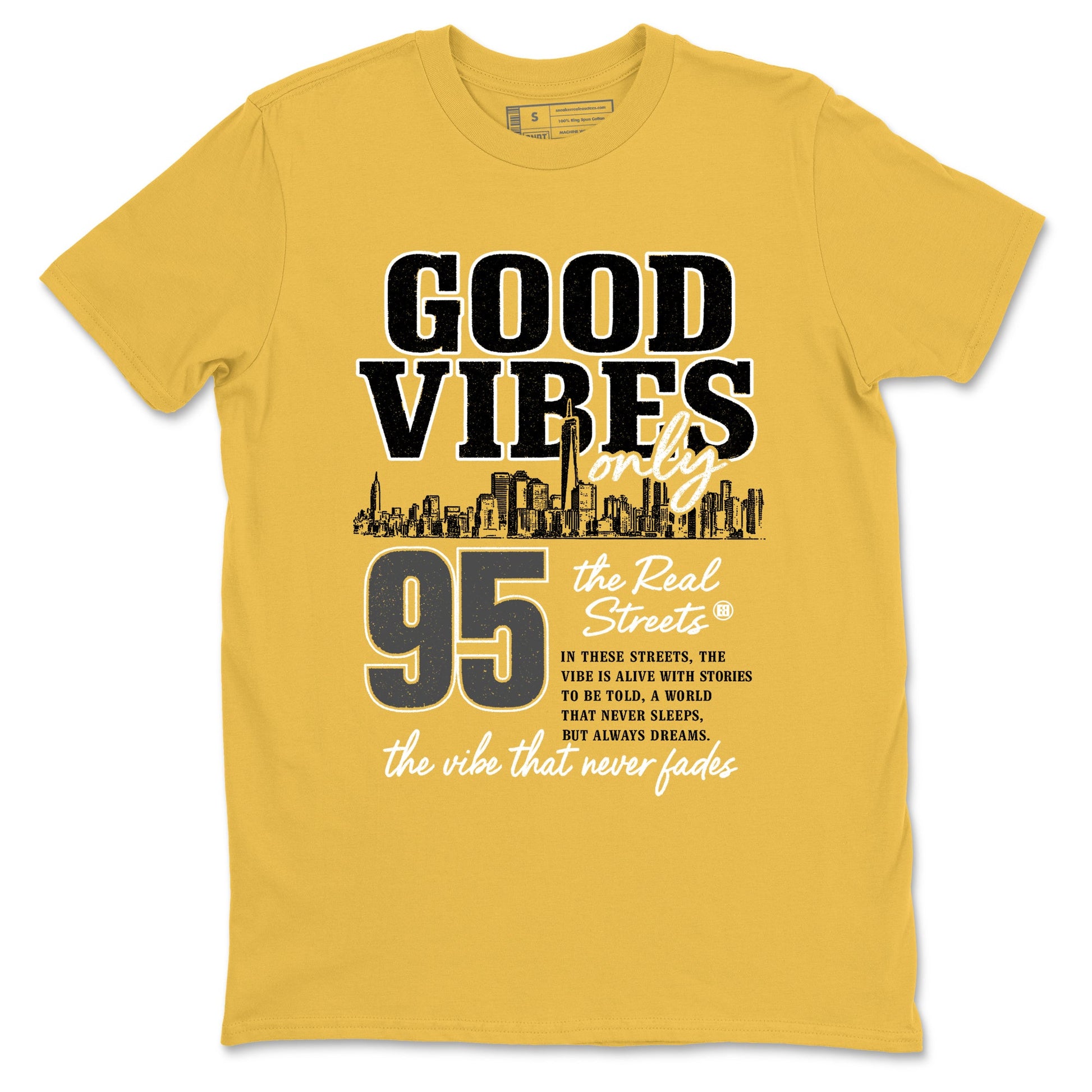Sneaker match tees – Sneaker Tees To Match Air Jordan 5 Tokyo Shoes – Good Vibes Only Tee Daisy 2