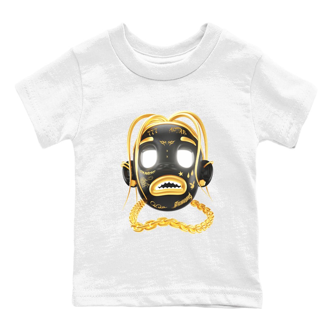 1s Black Metallic Gold shirts to match jordans Goosebumps Boy sneaker match tees Air Jordan 1 Black Metallic Gold SNRT Sneaker Tees streetwear brand Baby and Youth White 2 cotton tee