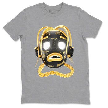 1s Black Metallic Gold shirts to match jordans Goosebumps Boy sneaker match tees Air Jordan 1 Black Metallic Gold SNRT Sneaker Tees streetwear brand Heather Grey 2 unisex cotton tee