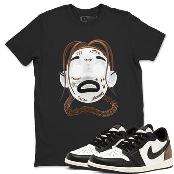 1s Low OG Mocha shirts to match jordans Goosebumps Boy sneaker match tees Air Jordan 1 Mocha match shoes to clothes SNRT Sneaker Tees unisex cotton Black 1 shirts