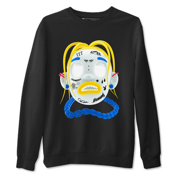 1s Travis Scott Canary shirt to match jordans Goosebumps Boy sneaker tees Air Jordan 1 Travis Scott Canary SNRT Sneaker Release Tees unisex cotton Black 2 crew neck shirt