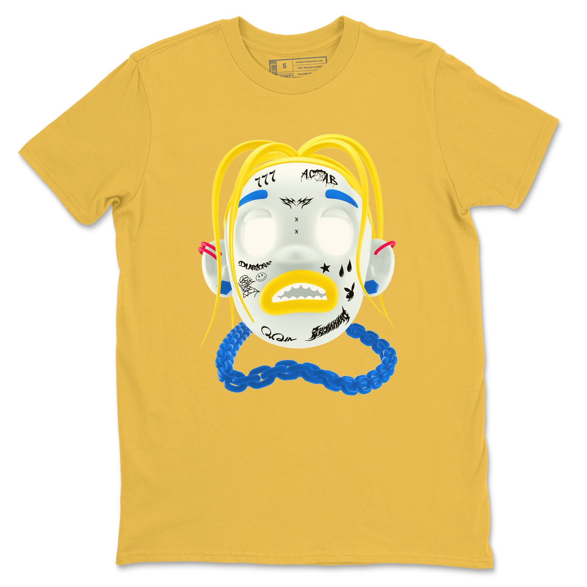 1s Travis Scott Canary shirt to match jordans Goosebumps Boy sneaker tees Air Jordan 1 Travis Scott Canary SNRT Sneaker Release Tees unisex cotton Daisy 2 crew neck shirt