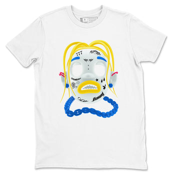 1s Travis Scott Canary shirt to match jordans Goosebumps Boy sneaker tees Air Jordan 1 Travis Scott Canary SNRT Sneaker Release Tees unisex cotton White 2 crew neck shirt