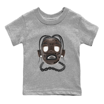 Air Jordan 1 Travis Scott Velvet Brown shirts to match jordans Goosebumps Boy sneaker match tees Travis Scott x Air Jordan 1 Low OG Velvet Brown best t shirts to wear with jordans SNRT Sneaker Tees Youth Baby Heather Grey 2 tee