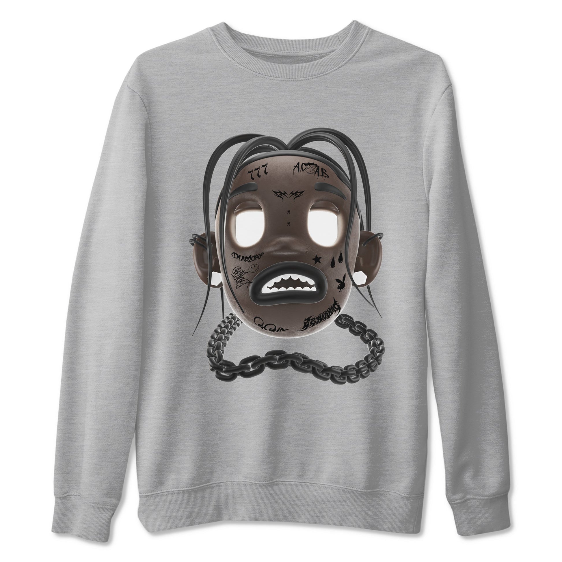 Air Jordan 1 Travis Scott Velvet Brown shirts to match jordans Goosebumps Boy sneaker match tees Travis Scott x Air Jordan 1 Low OG Velvet Brown best t shirts to wear with jordans SNRT Sneaker Tees unisex cotton Heather Grey 2 shirts