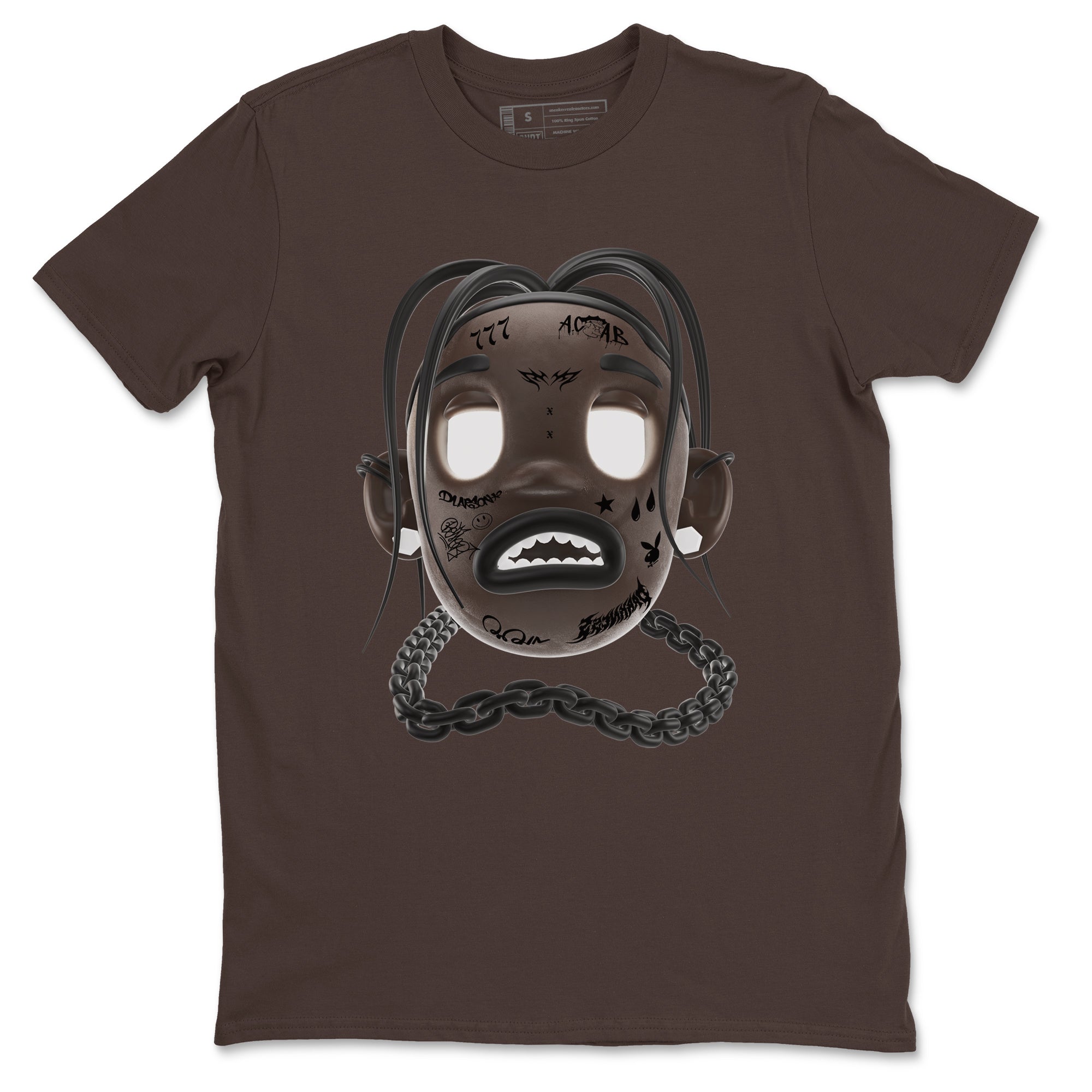 Air Jordan 1 Travis Scott Velvet Brown shirts to match jordans Goosebumps Boy sneaker match tees Travis Scott x Air Jordan 1 Low OG Velvet Brown best t shirts to wear with jordans SNRT Sneaker Tees unisex cotton Dark Chocolate 2 shirts