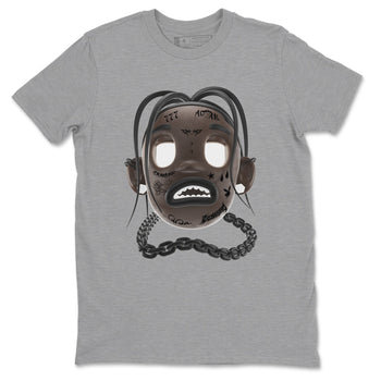 Air Jordan 1 Travis Scott Velvet Brown shirts to match jordans Goosebumps Boy sneaker match tees Travis Scott x Air Jordan 1 Low OG Velvet Brown best t shirts to wear with jordans SNRT Sneaker Tees unisex cotton Heather Grey 2 shirts
