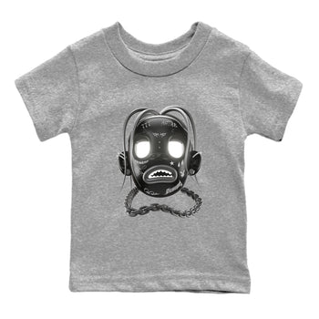 12s Black Wolf Grey shirts to match jordans Goosebumps Boy sneaker match tees Air Jordan 12 Barons match shoes to clothes SNRT Sneaker Tees Youth Baby Heather Grey 2 tee