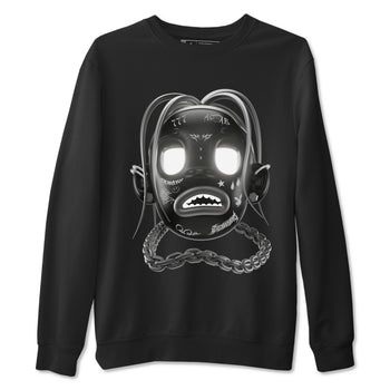 12s Black Wolf Grey shirts to match jordans Goosebumps Boy sneaker match tees Air Jordan 12 Barons match shoes to clothes SNRT Sneaker Tees unisex cotton Black 2 shirts