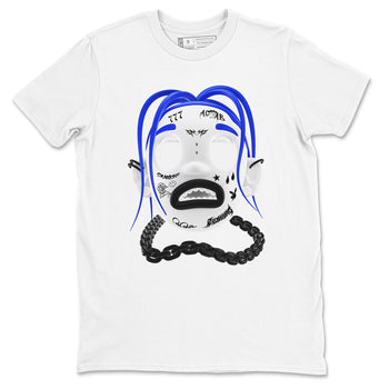 12s Blueberry shirts to match jordans Goosebumps Boy best t shirts to wear with jordans AJ12 White and Game Royal match shoes to clothes SNRT Sneaker Tees unisex cotton White 2 shirts