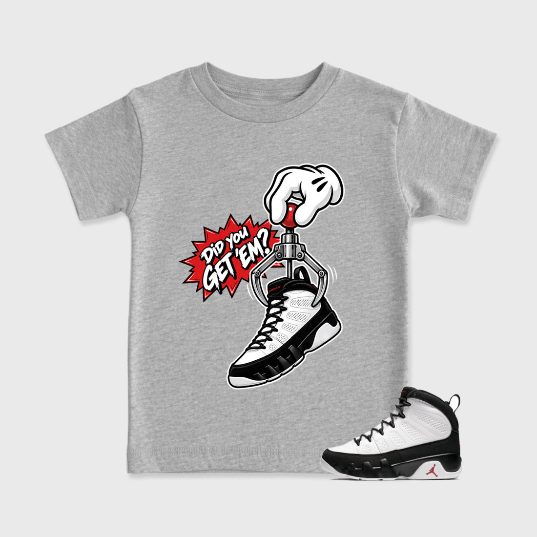 got-em-air-jordan-9-black-and-white-heather-grey-graphic-kids-t-shirt-1