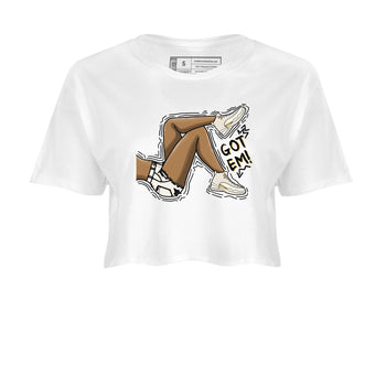 12s Phantom shirts to match jordans Got Em Legs sneaker match tees Air Jordan 12 WMNS Phantom match shoes to clothes SNRT Sneaker Tees unisex cotton White 2 crop tee