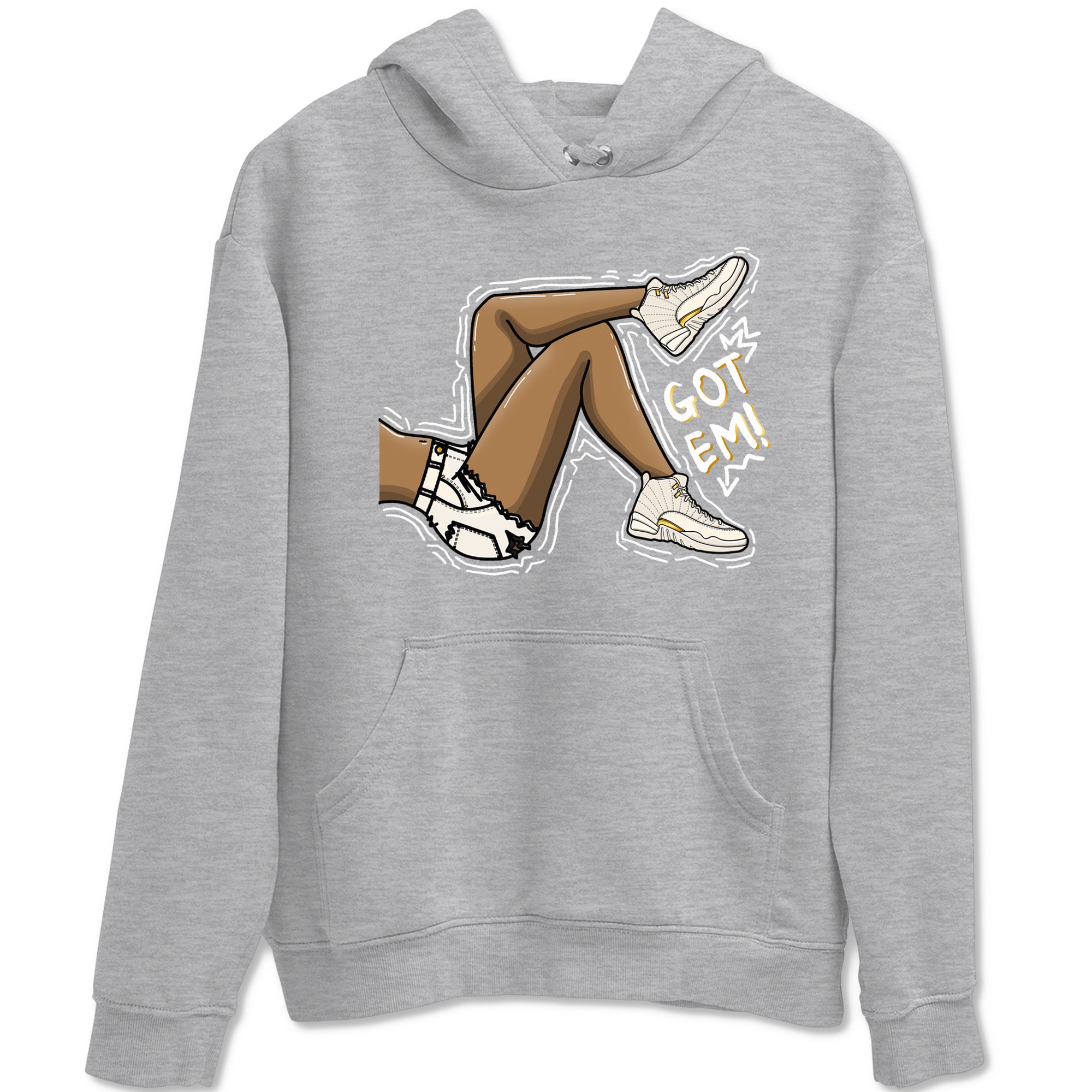 12s Phantom shirts to match jordans Got Em Legs sneaker match tees Air Jordan 12 WMNS Phantom match shoes to clothes SNRT Sneaker Tees unisex cotton Heather Grey 2 shirts