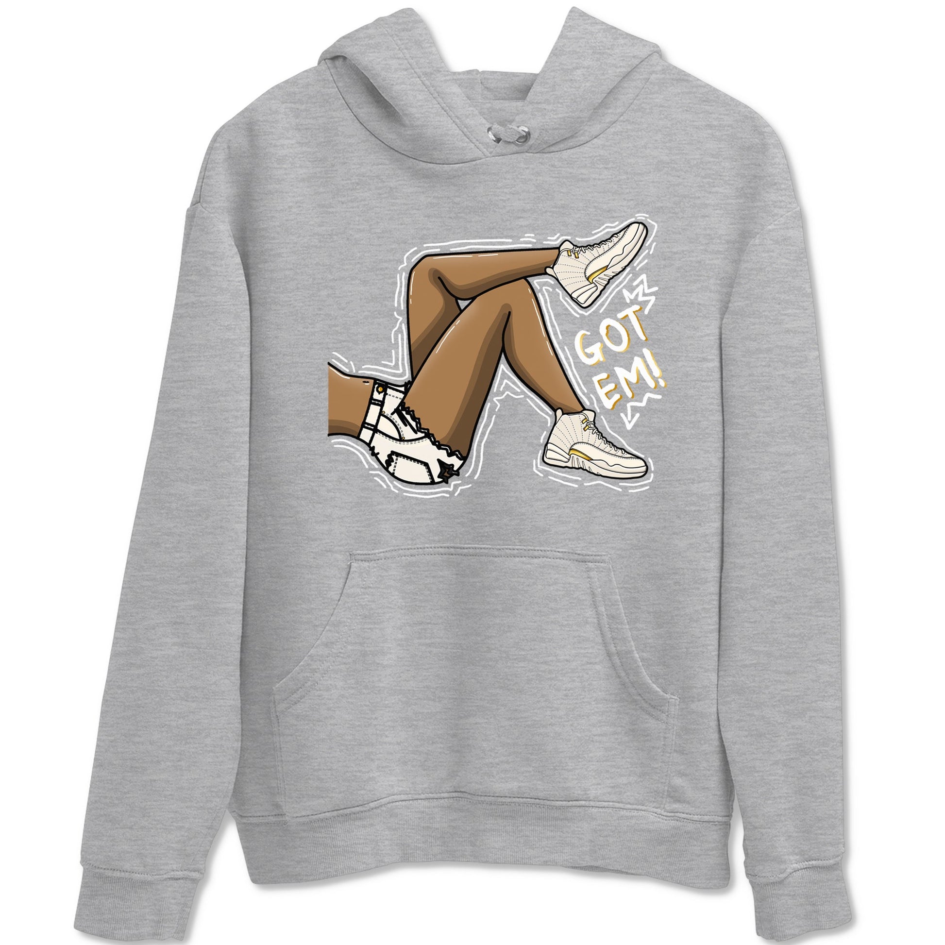 12s Phantom shirts to match jordans Got Em Legs sneaker match tees Air Jordan 12 WMNS Phantom match shoes to clothes SNRT Sneaker Tees unisex cotton Heather Grey 2 shirts