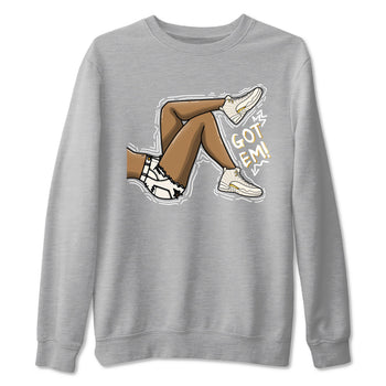 12s Phantom shirts to match jordans Got Em Legs sneaker match tees Air Jordan 12 WMNS Phantom match shoes to clothes SNRT Sneaker Tees unisex cotton Heather Grey 2 shirts