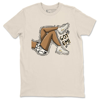 12s Phantom shirts to match jordans Got Em Legs sneaker match tees Air Jordan 12 WMNS Phantom match shoes to clothes SNRT Sneaker Tees unisex cotton Natural 2 shirts