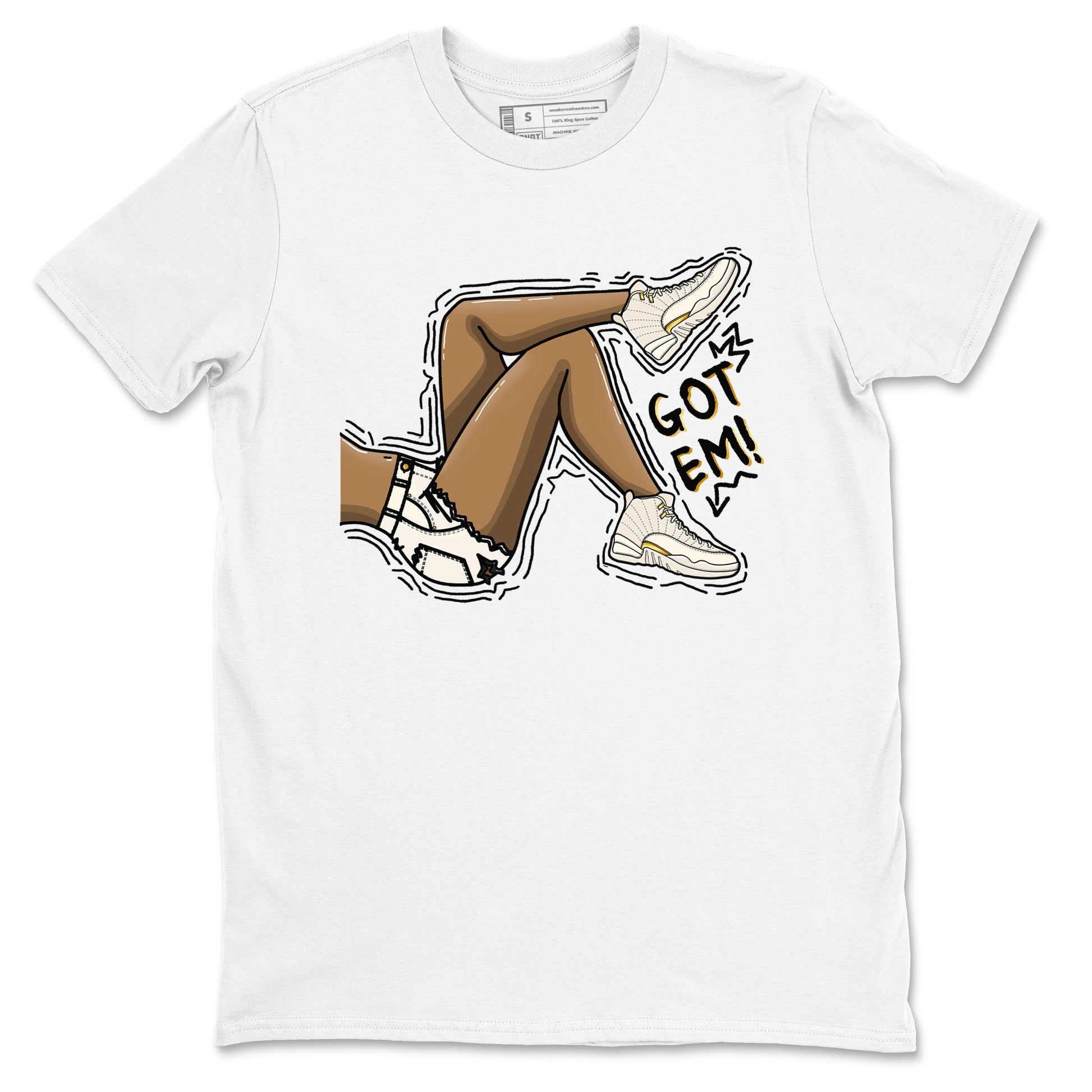 12s Phantom shirts to match jordans Got Em Legs sneaker match tees Air Jordan 12 WMNS Phantom match shoes to clothes SNRT Sneaker Tees unisex cotton White 2 shirts