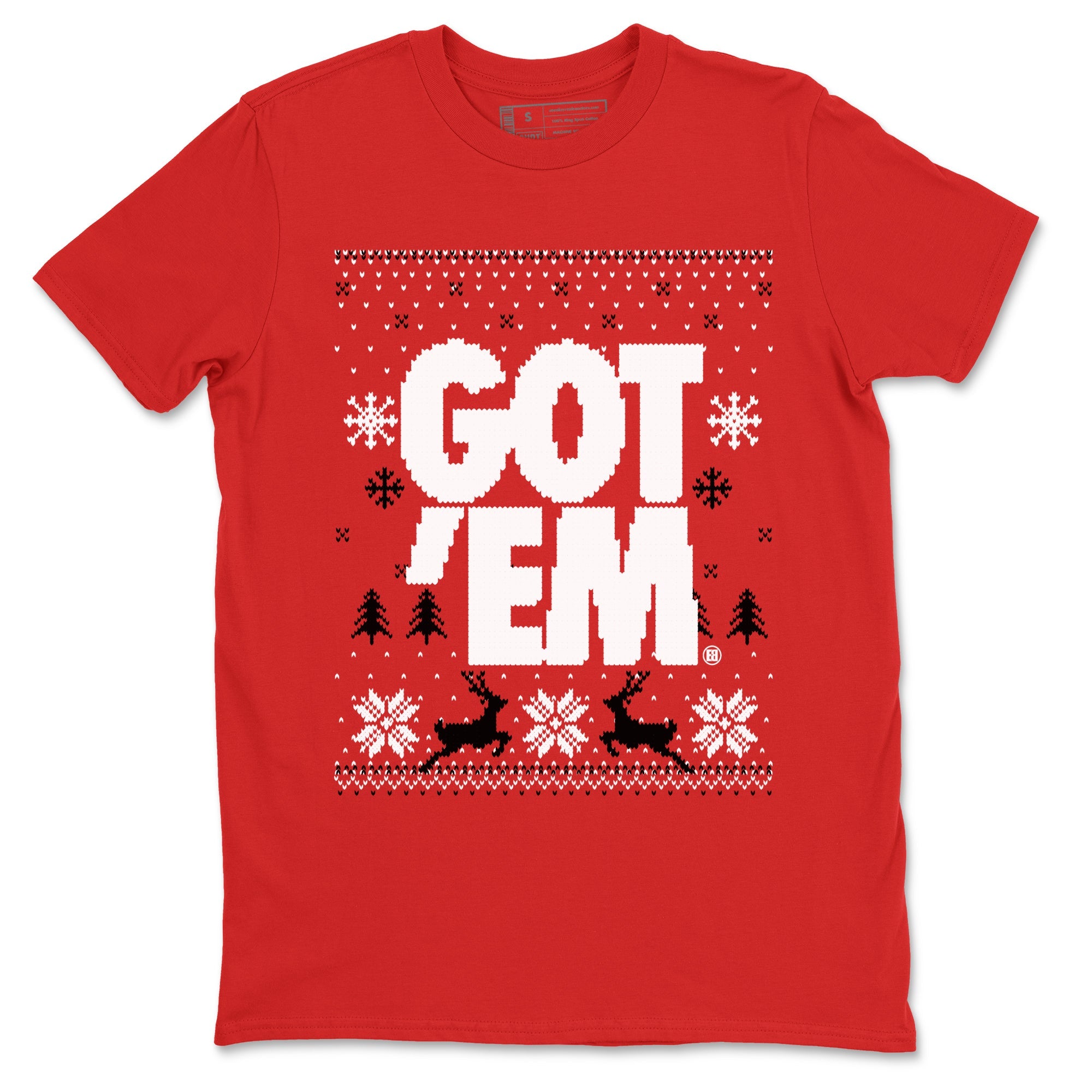 11s Cherry shirts to match jordans Christmas Gift Got Em Ugly Sweater sneaker match tees Air Jordan 11 Retro Cherry match shoes to clothes SNRT Sneaker Tees unisex cotton Red 2 shirts