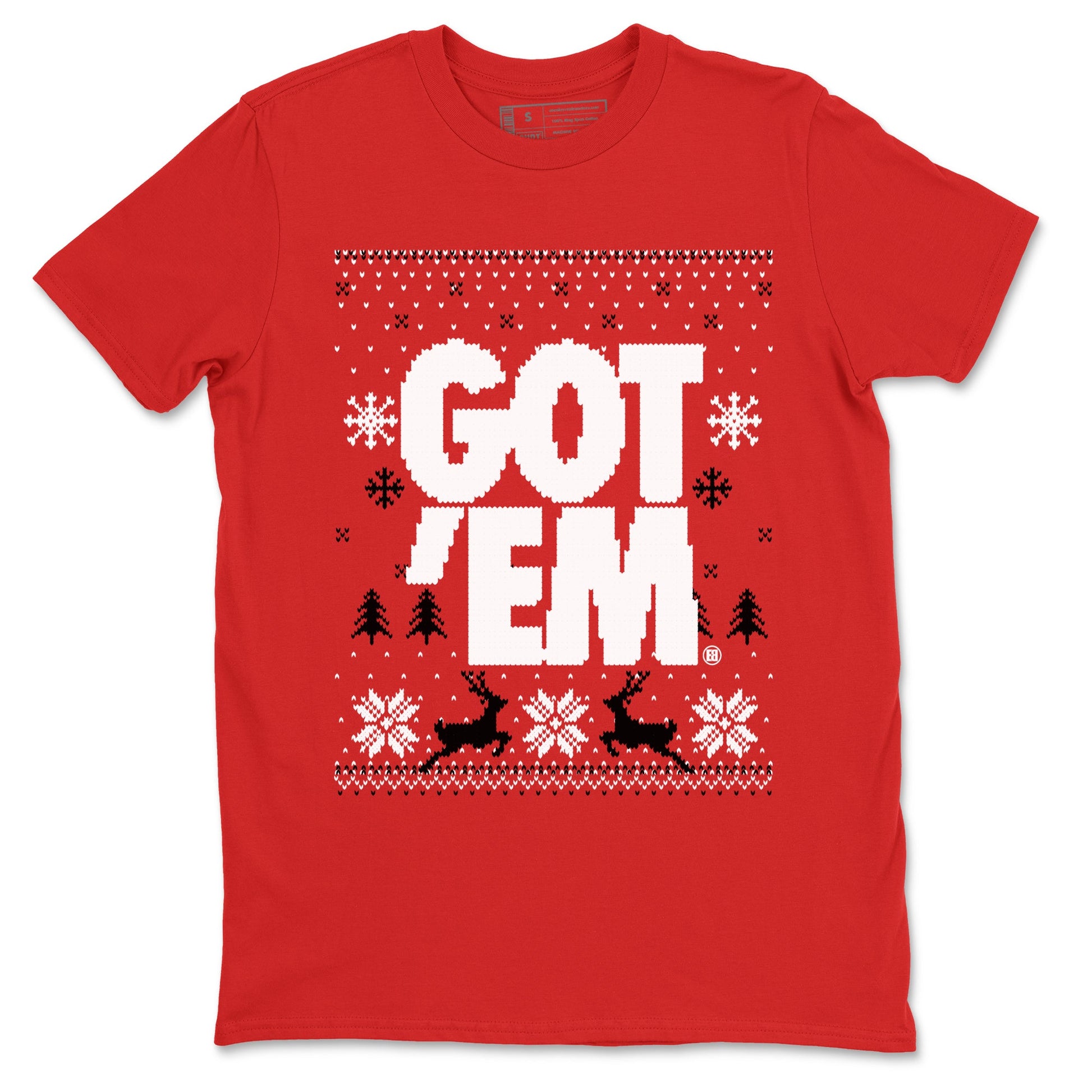 11s Cherry shirts to match jordans Christmas Gift Got Em Ugly Sweater sneaker match tees Air Jordan 11 Retro Cherry match shoes to clothes SNRT Sneaker Tees unisex cotton Red 2 shirts