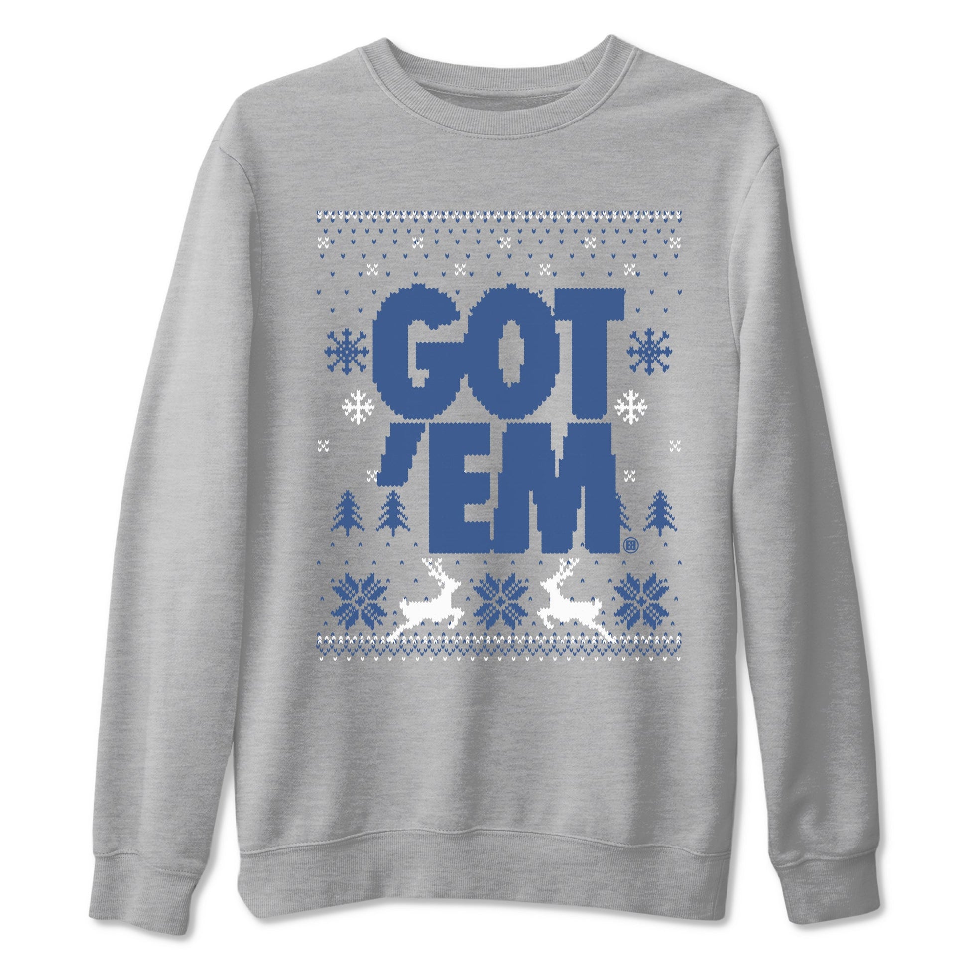 11s Diffused Blue shirts to match jordans Christmas Gift Got Em Ugly Sweater sneaker match tees Air Jordan 11 Retro Diffused Blue match shoes to clothes SNRT Sneaker Tees unisex cotton Heather Grey 2 shirts