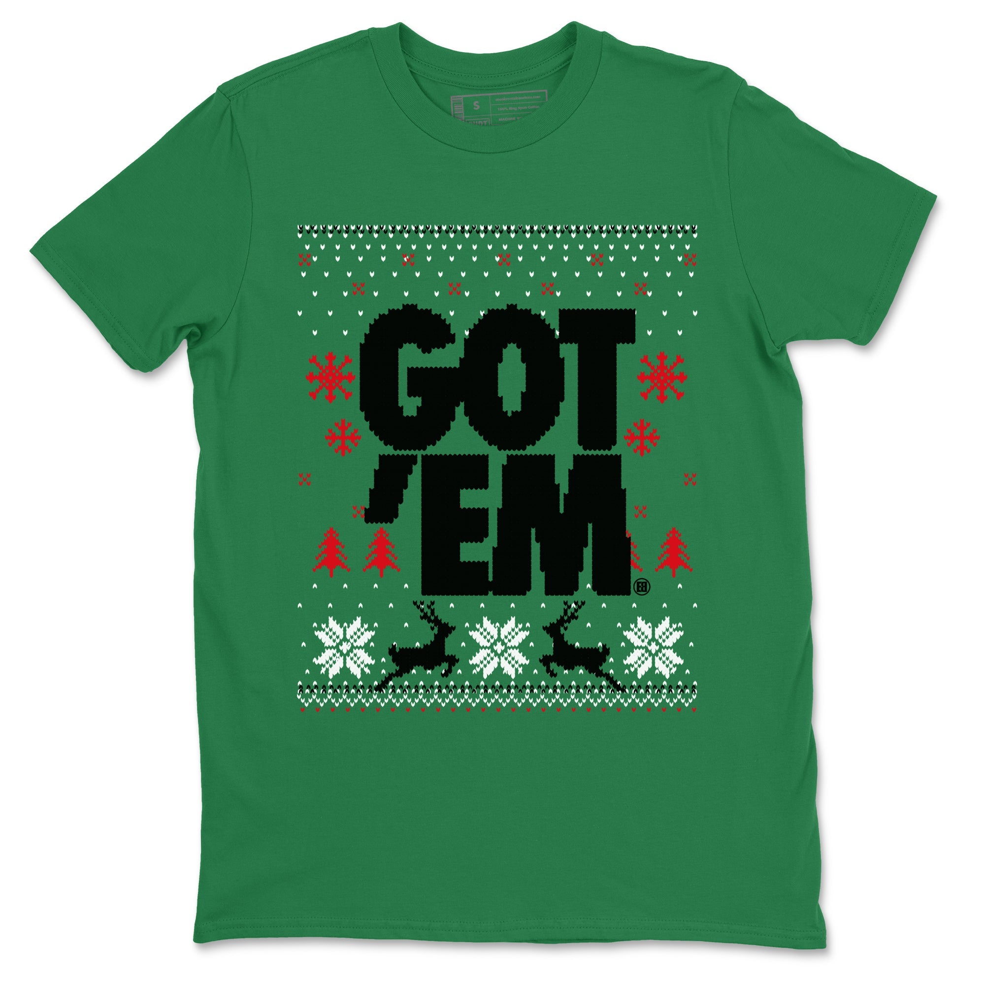 Air Jordan 2 Low Retro Christmas shirts to match jordans Christmas Gift Got Em Ugly Sweater sneaker match tees Air Jordan 2 Christmas match shoes to clothes SNRT Sneaker Tees unisex cotton Kelly Green 2 shirts