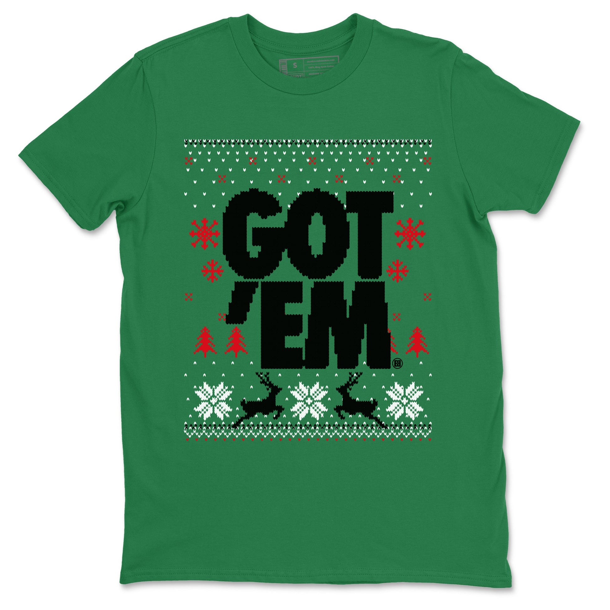 Air Jordan 2 Low Retro Christmas shirts to match jordans Christmas Gift Got Em Ugly Sweater sneaker match tees Air Jordan 2 Christmas match shoes to clothes SNRT Sneaker Tees unisex cotton Kelly Green 2 shirts