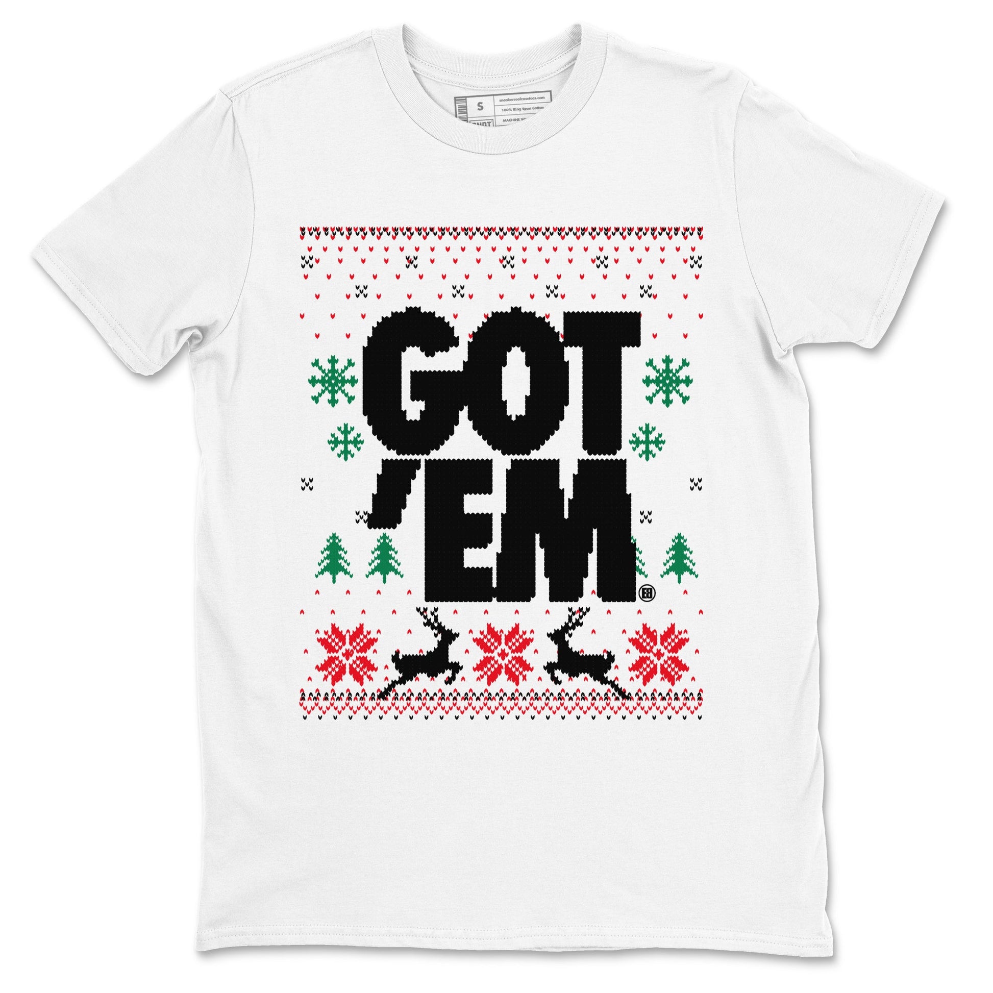 Air Jordan 2 Low Retro Christmas shirts to match jordans Christmas Gift Got Em Ugly Sweater sneaker match tees Air Jordan 2 Christmas match shoes to clothes SNRT Sneaker Tees unisex cotton White 2 shirts