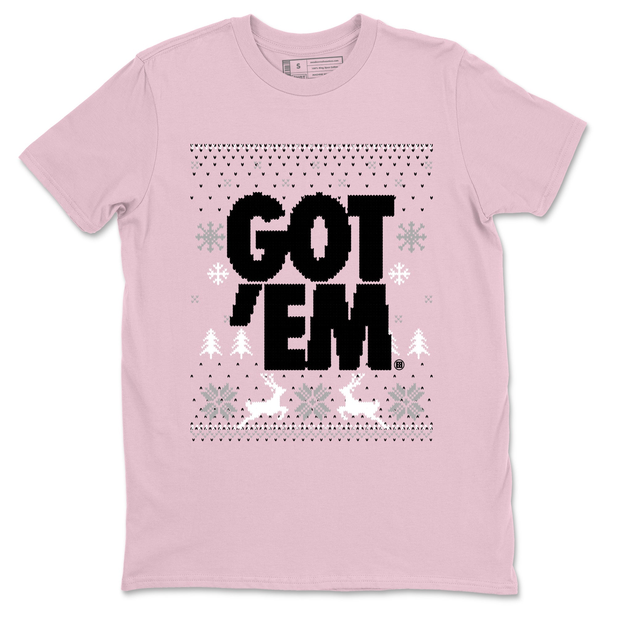 4s Orchid t-shirts to match sneakers Christmas Holiday Gift Got Em Ugly Sweater sneaker match tees Air Jordan 4 Orchid match shoes to clothes SNRT Sneaker Tees unisex cotton Pink 2 shirts