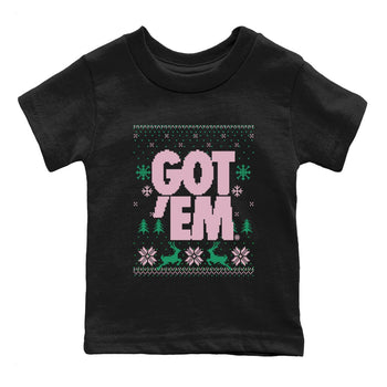 Dunk Low Retro SE Medium Soft Pink Malachite shirts to match jordans Christmas Gift Got Em Ugly Sweater sneaker match tees Dunk Medium Soft Pink Malachite match shoes to clothes SNRT Sneaker Tees Youth Baby Black 2 tee