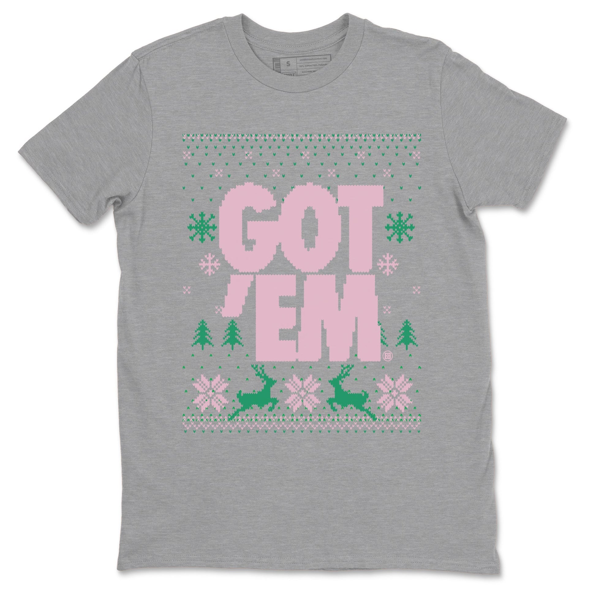 Dunk Low Retro SE Medium Soft Pink Malachite shirts to match jordans Christmas Gift Got Em Ugly Sweater sneaker match tees Dunk Medium Soft Pink Malachite match shoes to clothes SNRT Sneaker Tees unisex cotton Heather Grey 2 shirts