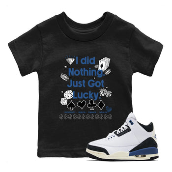 3s For The Love to match jordans Got Lucky sneaker match tees A Ma Maniere x Air Jordan 3 Diffused Blue match shoes to clothes SNRT Sneaker Tees Youth Baby Black 1 tee