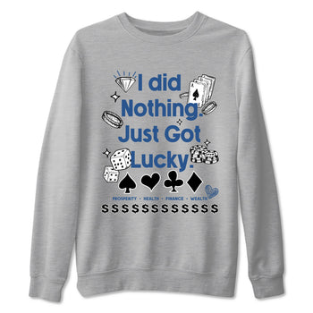 3s For The Love to match jordans Got Lucky sneaker match tees A Ma Maniere x Air Jordan 3 Diffused Blue match shoes to clothes SNRT Sneaker Tees unisex cotton Heather Grey 2 shirts