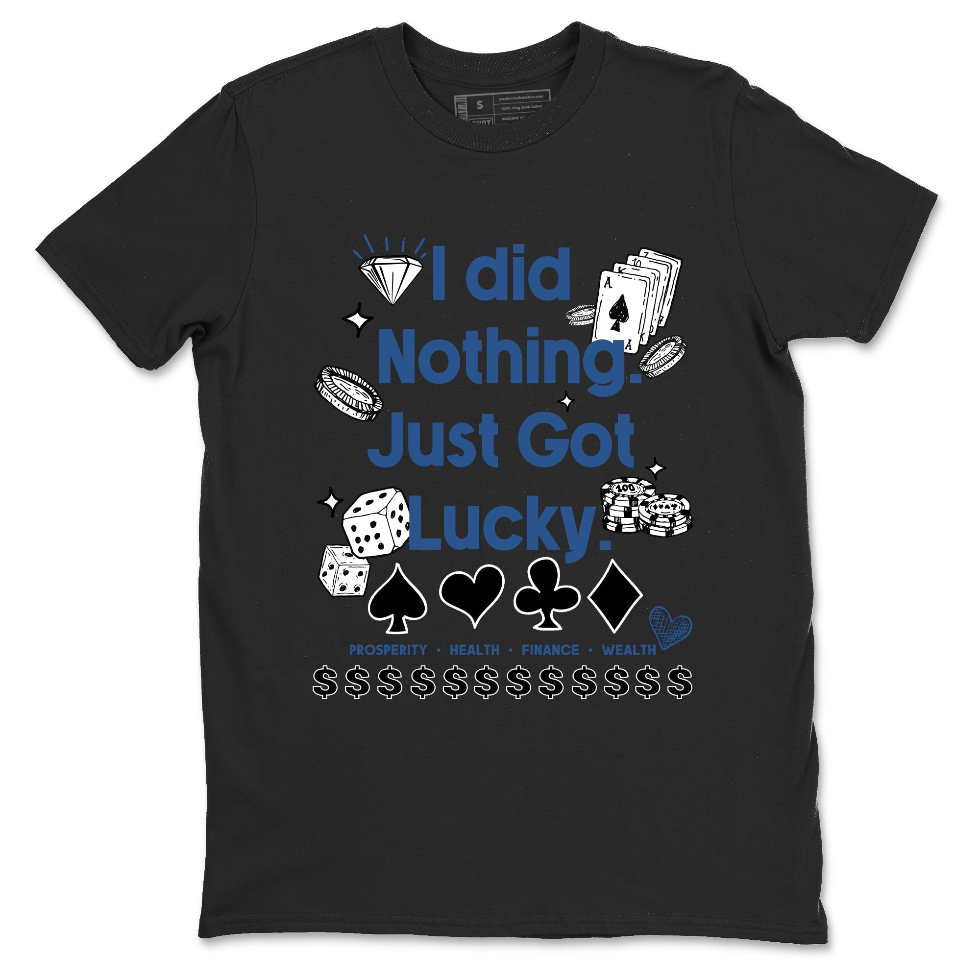 3s For The Love to match jordans Got Lucky sneaker match tees A Ma Maniere x Air Jordan 3 Diffused Blue match shoes to clothes SNRT Sneaker Tees unisex cotton Black 2 shirts