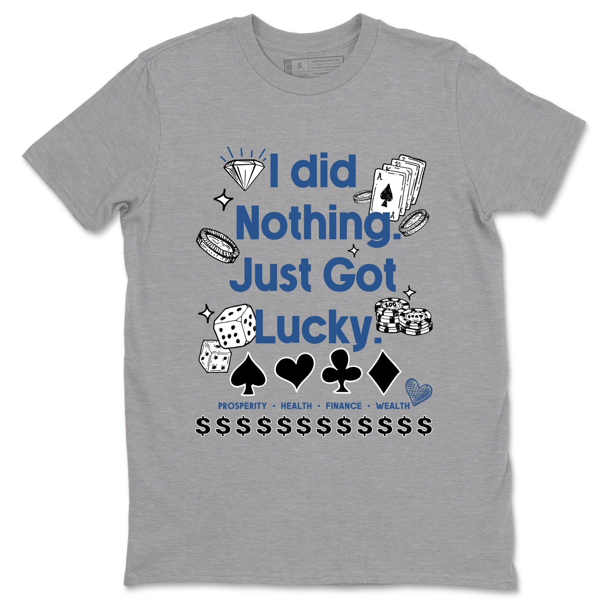 3s For The Love to match jordans Got Lucky sneaker match tees A Ma Maniere x Air Jordan 3 Diffused Blue match shoes to clothes SNRT Sneaker Tees unisex cotton Heather Grey 2 shirts
