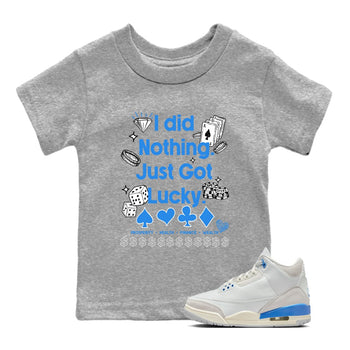 3s Lucky Shorts shirts to match jordans Got Lucky sneaker match tees Air Jordan 3 Lucky Shorts match shoes to clothes SNRT Sneaker Tees Youth Baby Heather Grey 1 tee