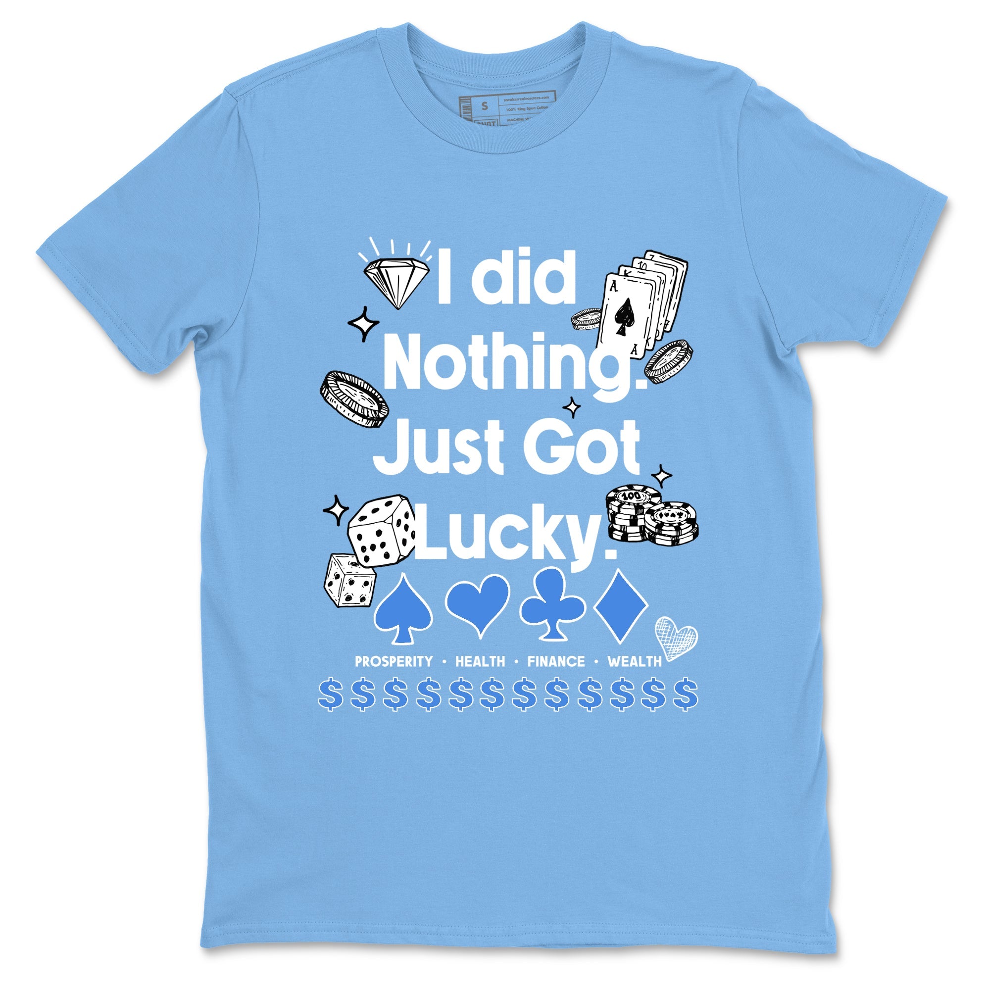 3s Lucky Shorts shirts to match jordans Got Lucky sneaker match tees Air Jordan 3 Lucky Shorts match shoes to clothes SNRT Sneaker Tees unisex cotton Carolina Blue 2 shirts
