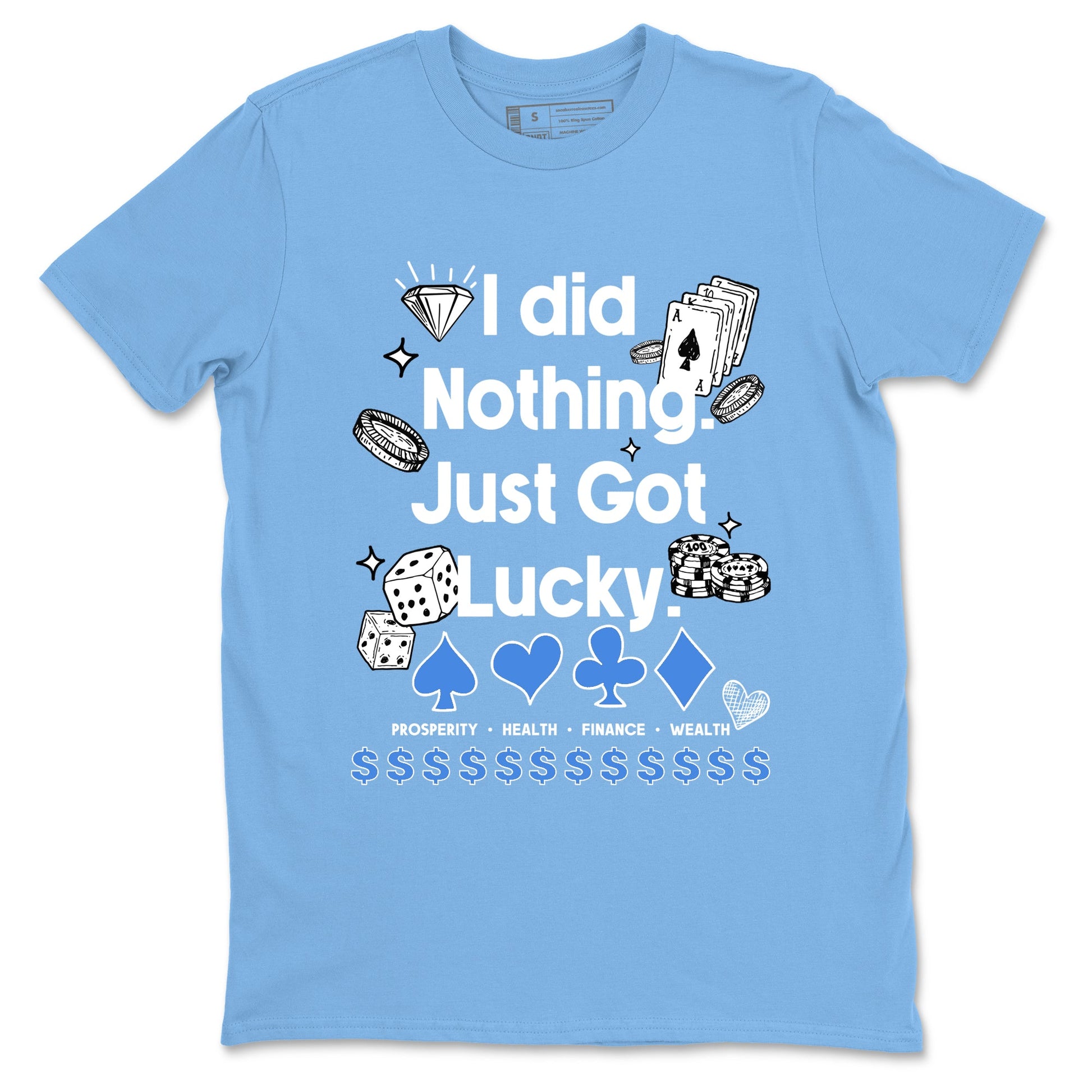3s Lucky Shorts shirts to match jordans Got Lucky sneaker match tees Air Jordan 3 Lucky Shorts match shoes to clothes SNRT Sneaker Tees unisex cotton Carolina Blue 2 shirts